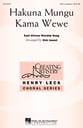Hakuna Mungu Kama Wewe SSA choral sheet music cover